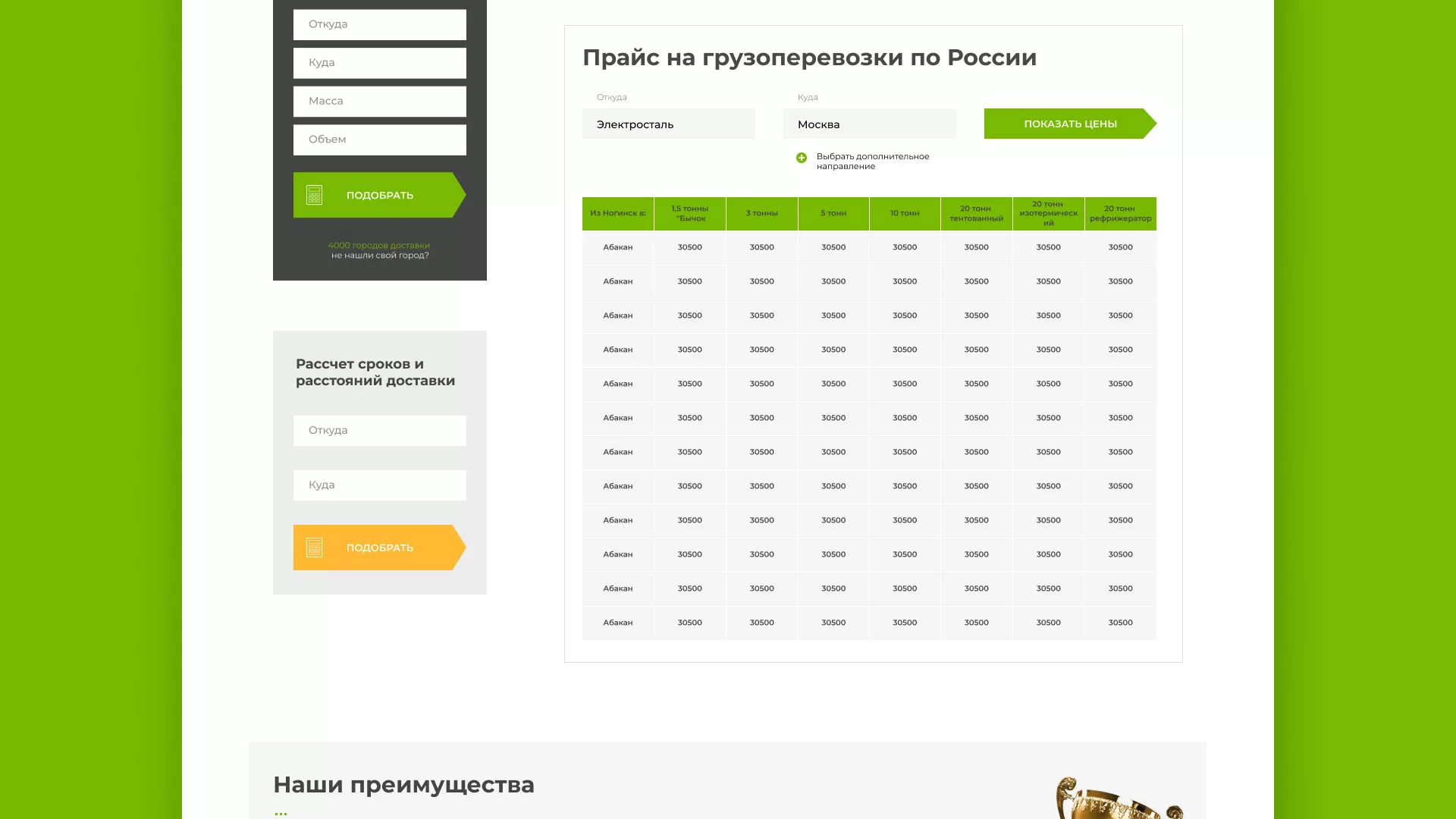Разработка логотипа и сайта компании «Инком-Логистика» в Хвалынске